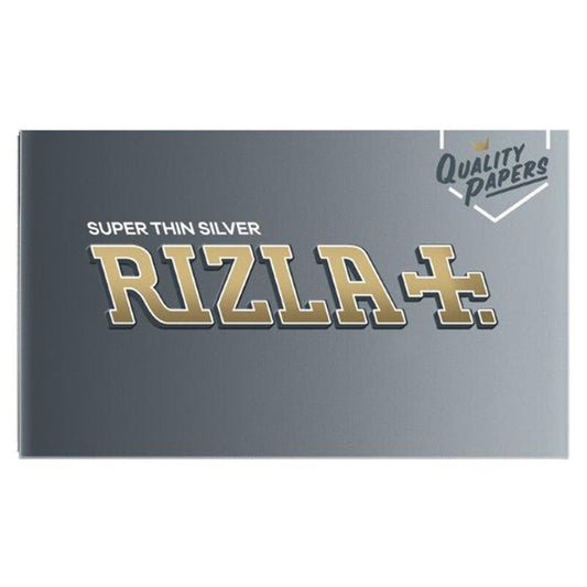 Rizla DoubleWindow Silver, Zigarettenpapier, 25 x 100 Stück