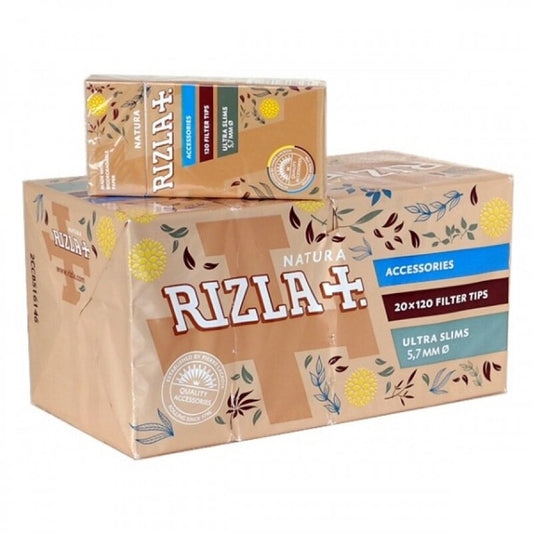 Rizla FilterTip Natura, Drehfilter-Tips 20 x 120 Stück
