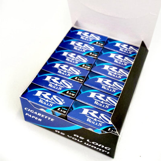 RS Rolls Blue Zigarettenpapier auf Rolle, 24 x 4m Gebinde
