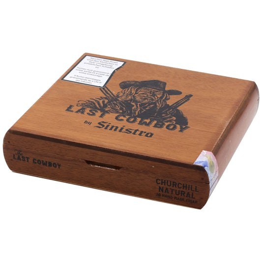 Sinistro Last Cowboy Natural Churchill Zigarre mit hellem Deckblatt, 20er Kistchen