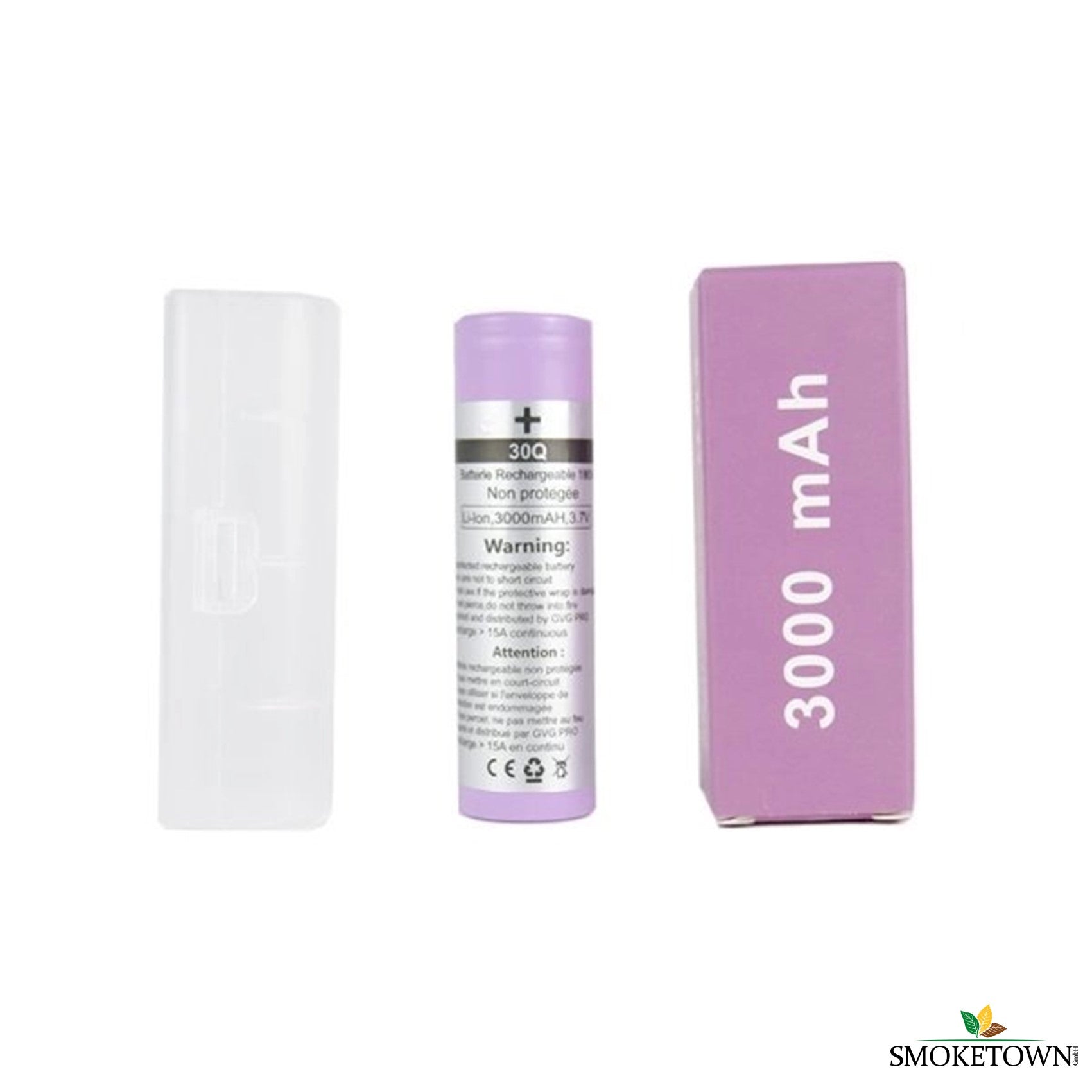 Samsung 30Q - 18650 - 3000 mAh – 15A Entladestrom, 3.6V Nennspannung