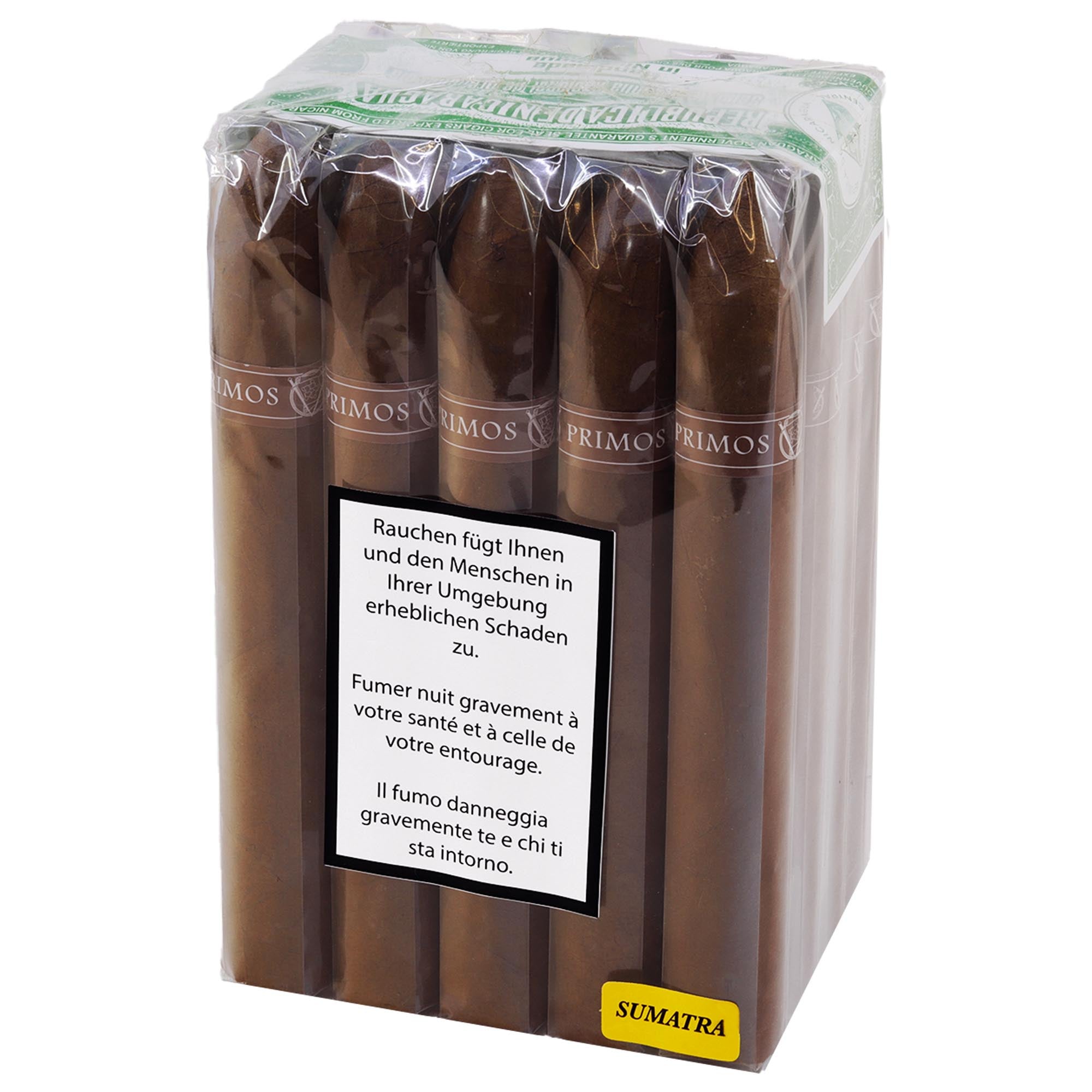 Blanco Primos Classic Sumatra Torpedo, Format Torpedo, Sumatra-Deckblatt, Blanco Cigars