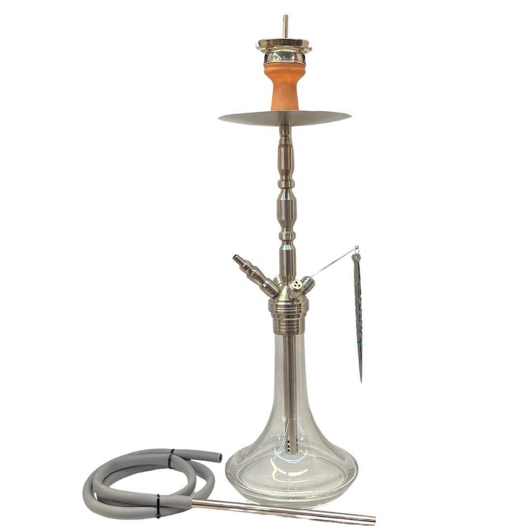 Shisha Smoketown 190 – 68cm - Silber – Al Fakher, Hookah