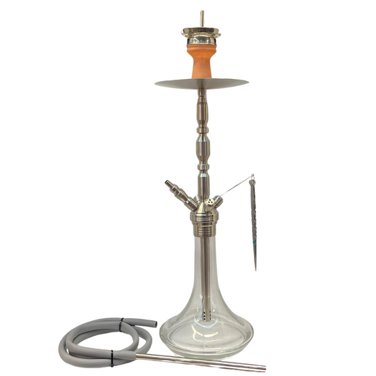 Shisha Smoketown 190 – 68cm - Silber – Al Fakher, Hookah