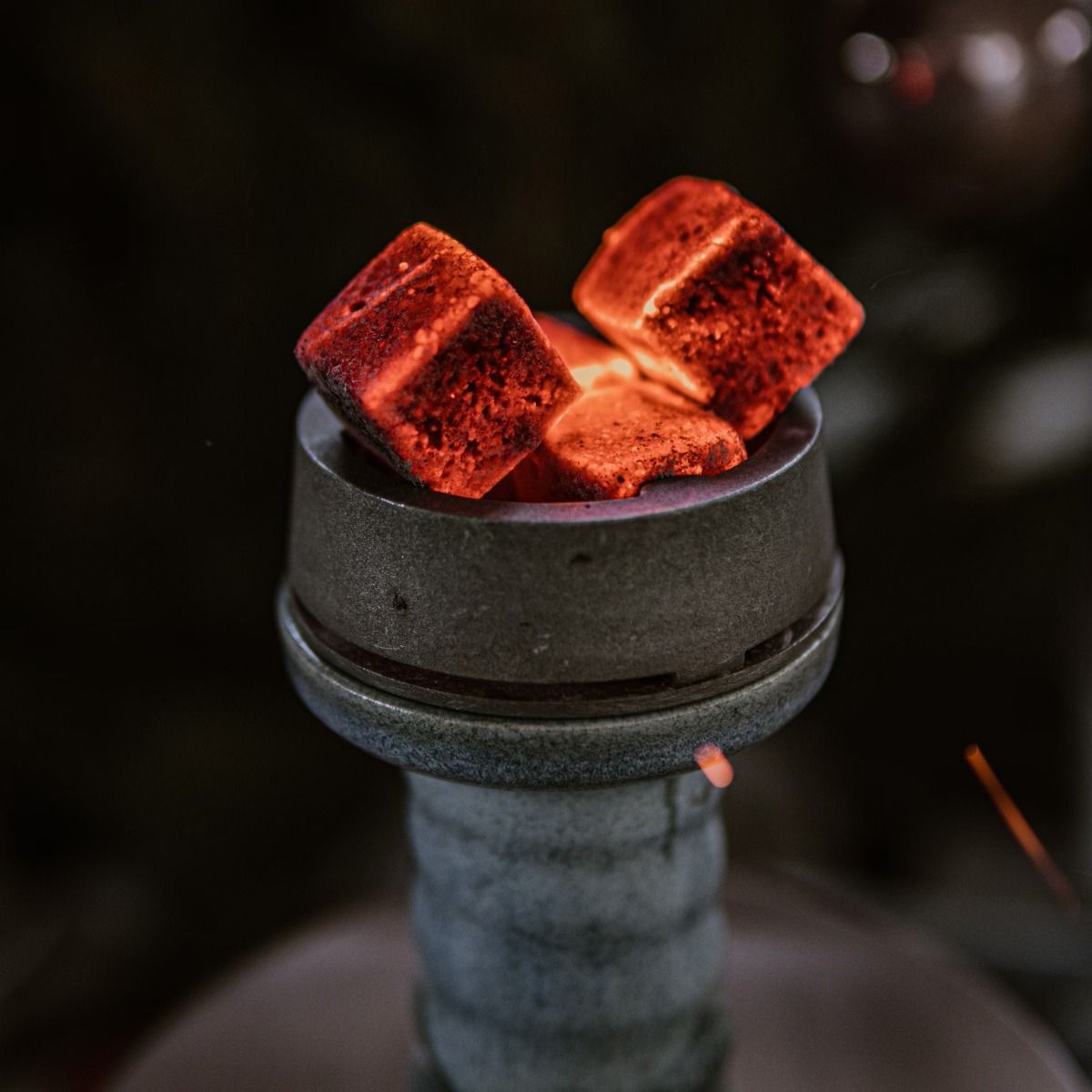 Shisko Naturkohle 26mm - 1kg – elektrischer Kohlestarter, gleichmäßige Hitze