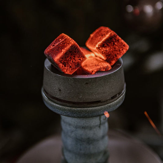 Shisko Naturkohle 26mm - 1kg – elektrischer Kohlestarter, gleichmäßige Hitze