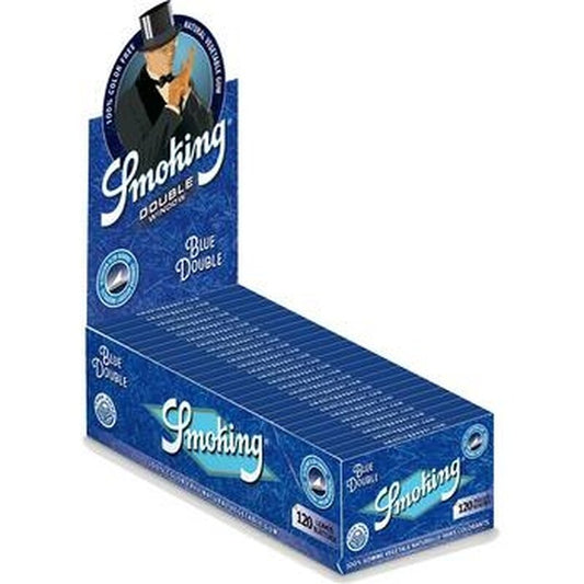 Smoking DoubleWindow Blue Zigarettenpapier, 25 x 120 Blatt