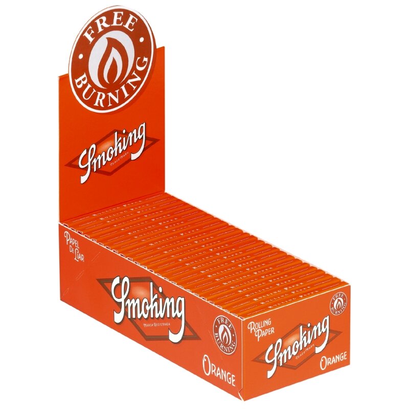 Smoking DoubleWindow Orange Zigarettenpapier, 25 x 120 Blatt
