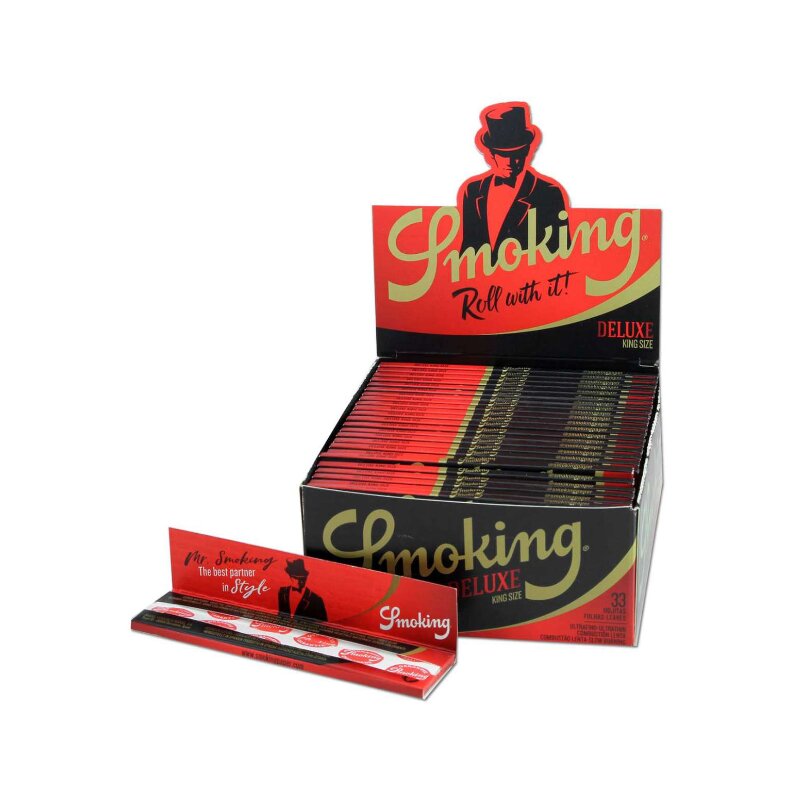 Smoking KingSize De Luxe schwarz Zigarettenpapier, 50er-Gebinde