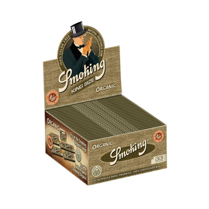 Smoking KingSize Organic Zigarettenpapier, 50er-Gebinde