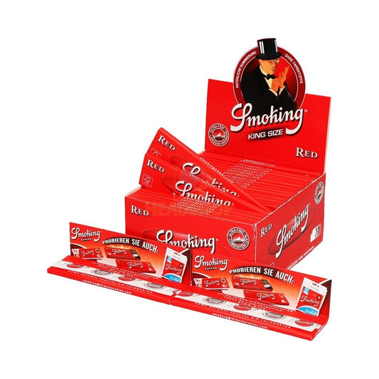 Smoking KingSize Red Zigarettenpapier, 50er-Gebinde