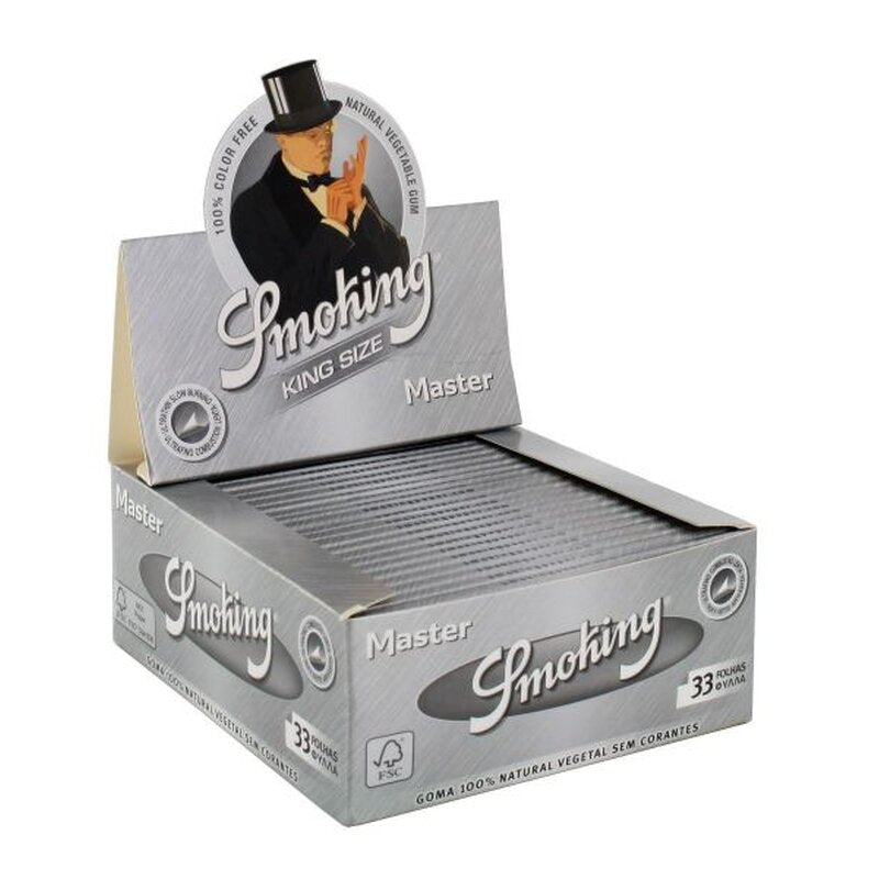 Smoking KingSize Silver Master Zigarettenpapier, 50er-Gebinde