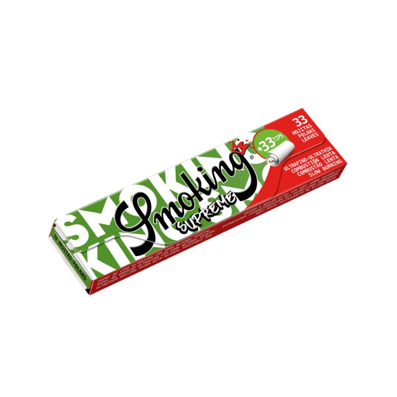 Smoking KingSize Supreme Zigarettenpapier mit Tips, 24er-Gebinde