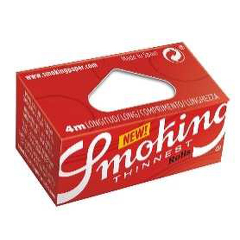 Smoking Rolls Slim Thinnest Zigarettenpapier Endlosrolle 24 x 4 m
