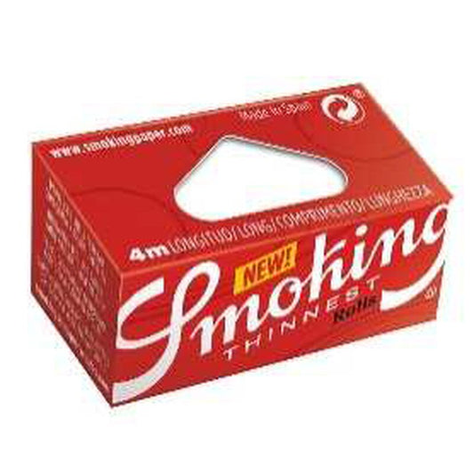Smoking Rolls Slim Thinnest Zigarettenpapier Endlosrolle 24 x 4 m