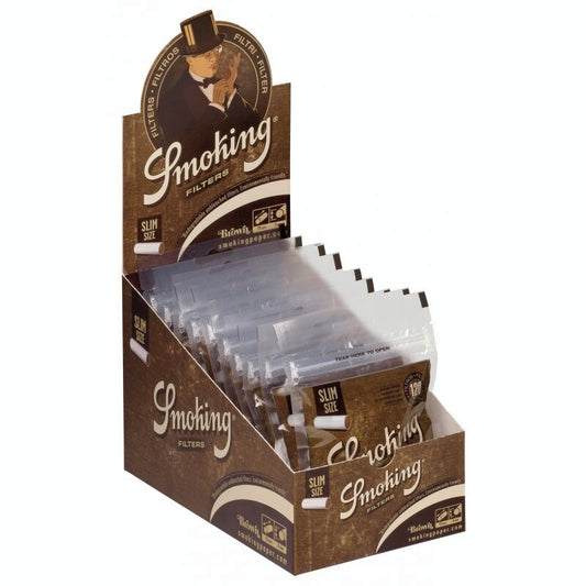 Smoking SlimFilter Classic Brown Slim-Drehfilter, 10 x 150 Stück
