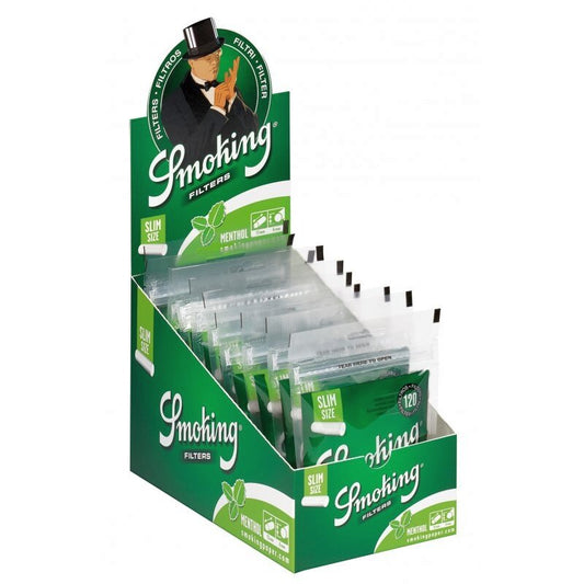 Smoking SlimFilter Classic Menthol Slim-Drehfilter, 10 x 120 Stück