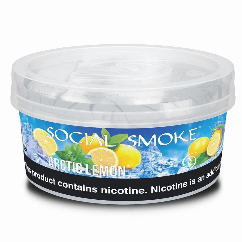 Wasserpfeifentabak Social Smoke Arctic Lemon 1kg – Eisgekühlte Zitrone