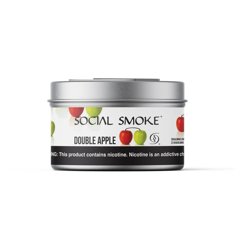 Wasserpfeifentabak Social Smoke Double Apple 200gr – Doppelapfel mit Anisnote