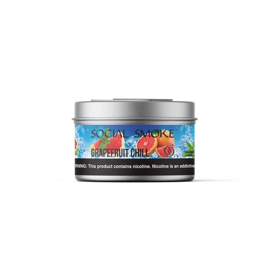 Wasserpfeifentabak Social Smoke Grapefruit Chill 100gr – Herbe Grapefruit mit Frischekick