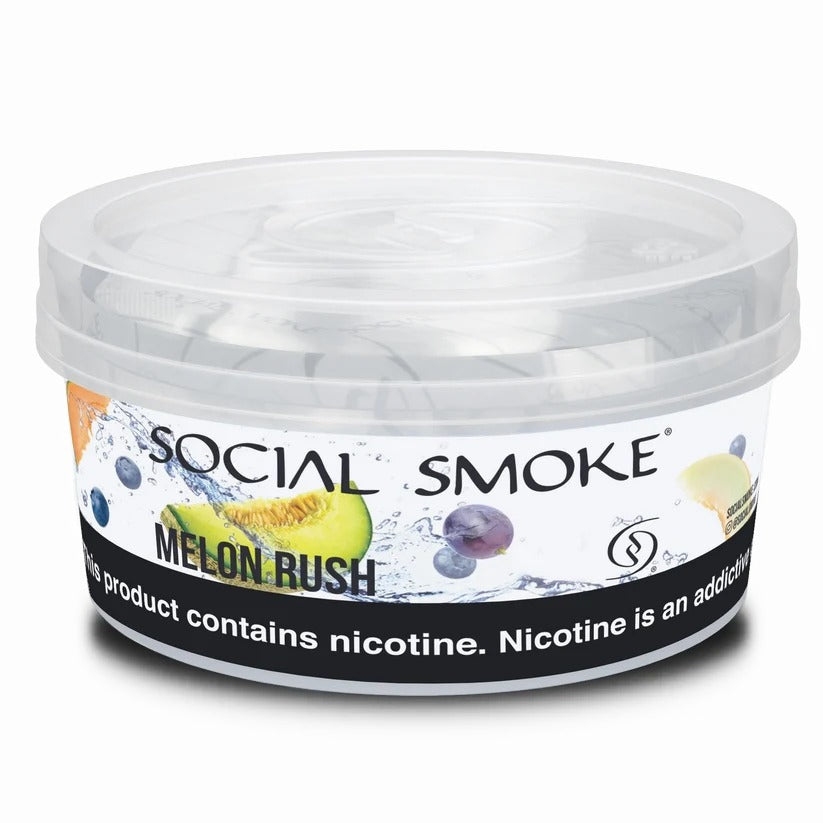 Wasserpfeifentabak Social Smoke Melon Rush 1kg – Melonenmix aus Honig- und Wassermelone