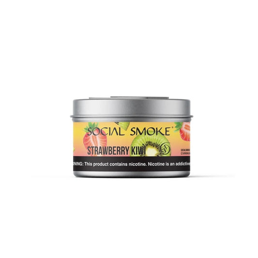 Wasserpfeifentabak Social Smoke Strawberry Kiwi 100gr – Erdbeere und Kiwi, fruchtig-frisch