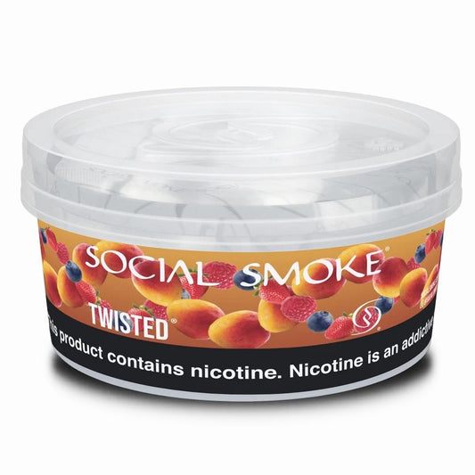 Wasserpfeifentabak Social Smoke Twisted 1kg – Fruchtmix mit Zitrus und Beeren