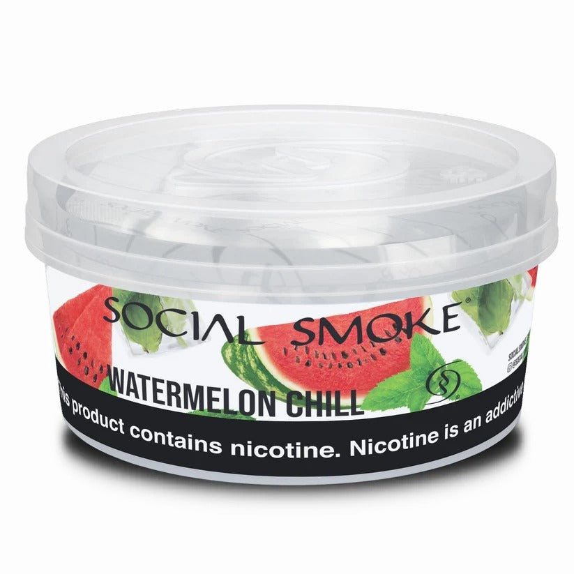 Wasserpfeifentabak Social Smoke Watermelon Chill 1kg – Wassermelone mit Kühleffekt