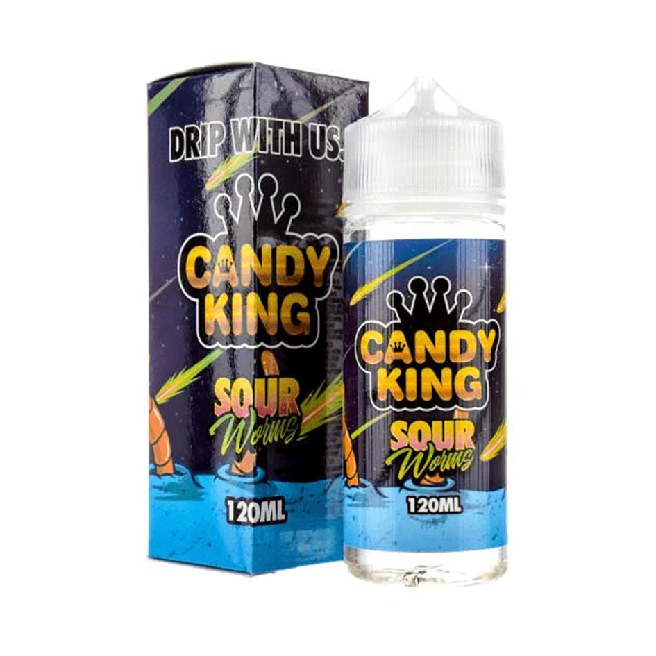 Candy King - Sour Worms - 100ml – 70VG/30PG, Dampfen