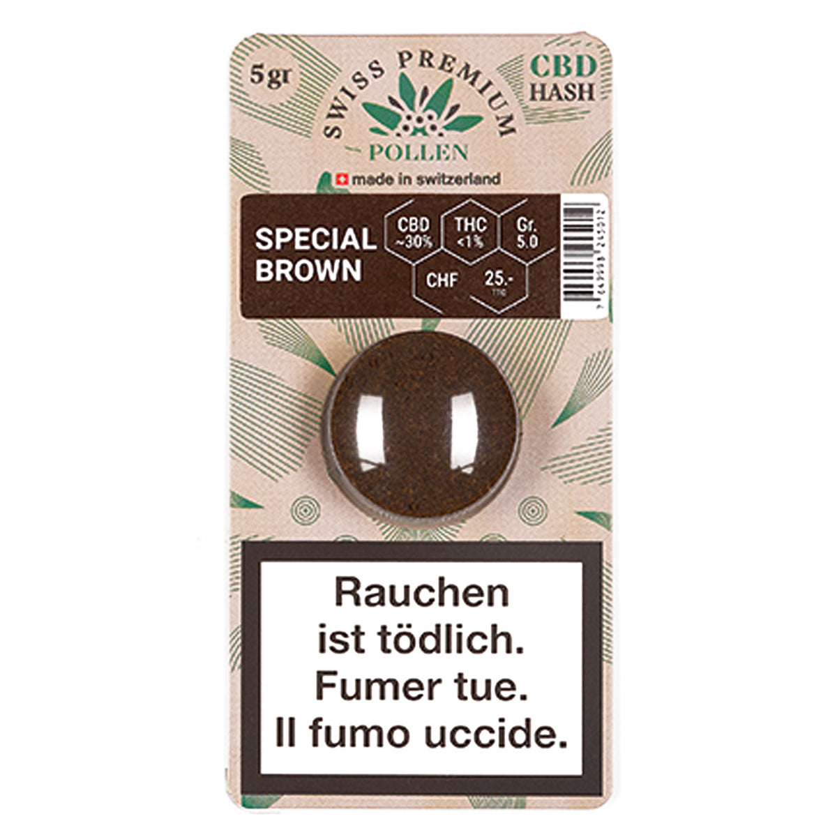 Swiss Premium Pollen - Special Brown 5g – Cannabis, CBD