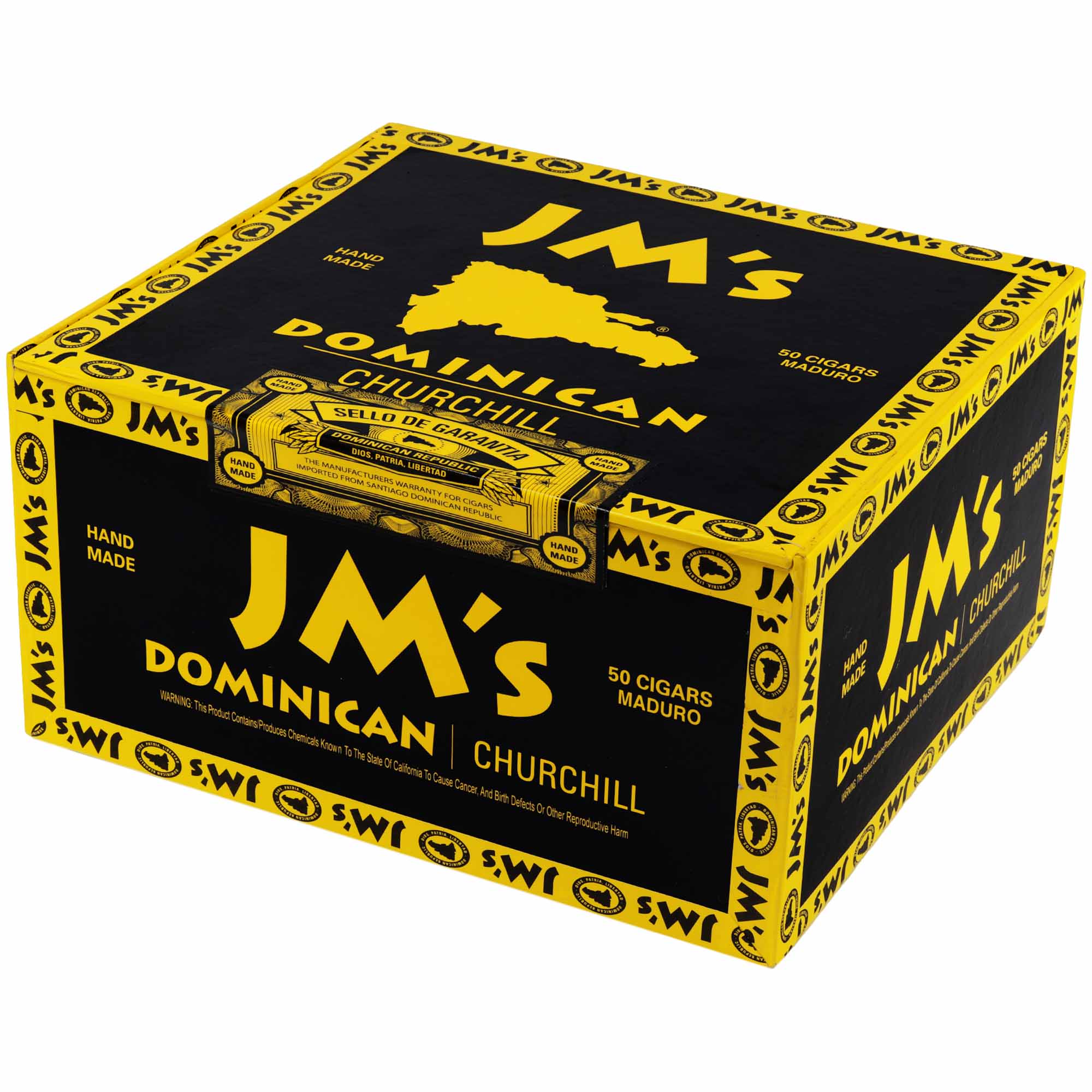 JM's Dominican Maduro Churchill Zigarre im Churchill-Format mit dunklem Maduro-Deckblatt