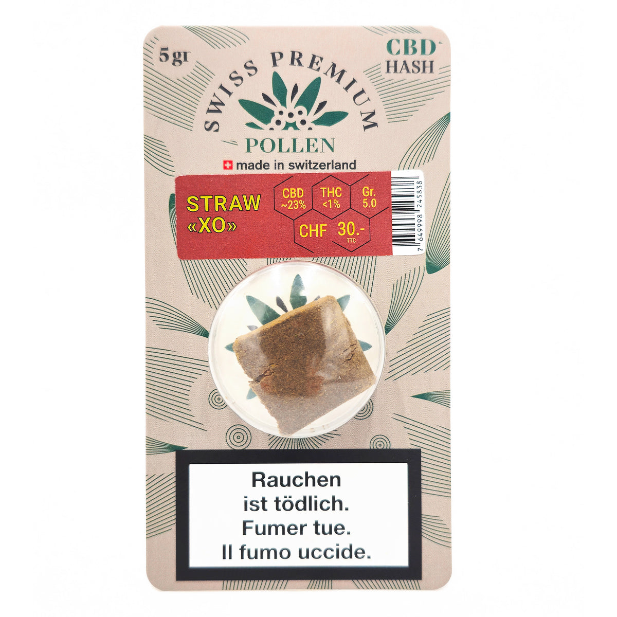 Swiss Premium Pollen - Indoor Straw XO 5g