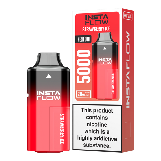 Instaflow 5000 - Strawberry ICE – 20mg Nikotinsalz, 5000 Züge