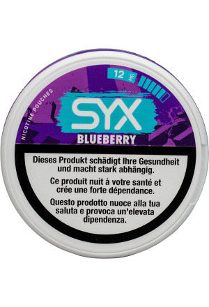 Dose SYX Blueberry 12mg – tabakfreie Nikotinbeutel, 20 Beutel