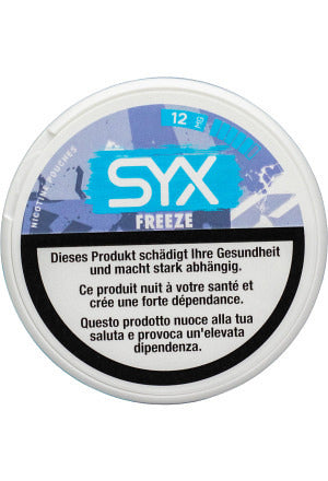 Dose SYX Freeze 12mg – tabakfreie Nikotinbeutel, 20 Beutel