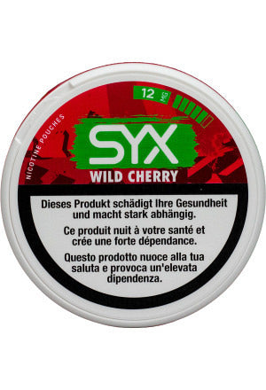 Dose SYX Wild Cherry 12mg – tabakfreie Nikotinbeutel, 20 Beutel