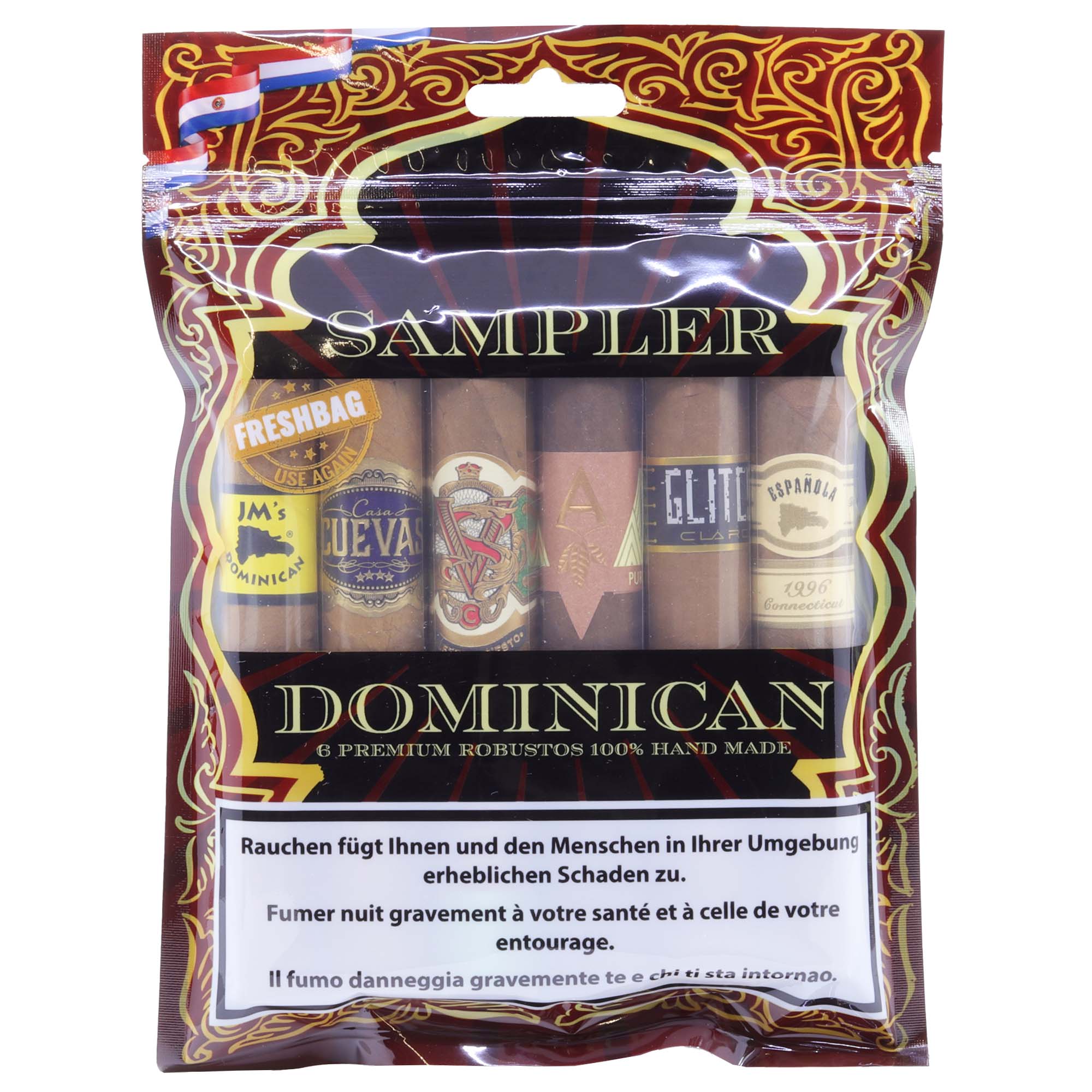 Sampler Dominican Robusto Zigarren-Set von Smoketown
