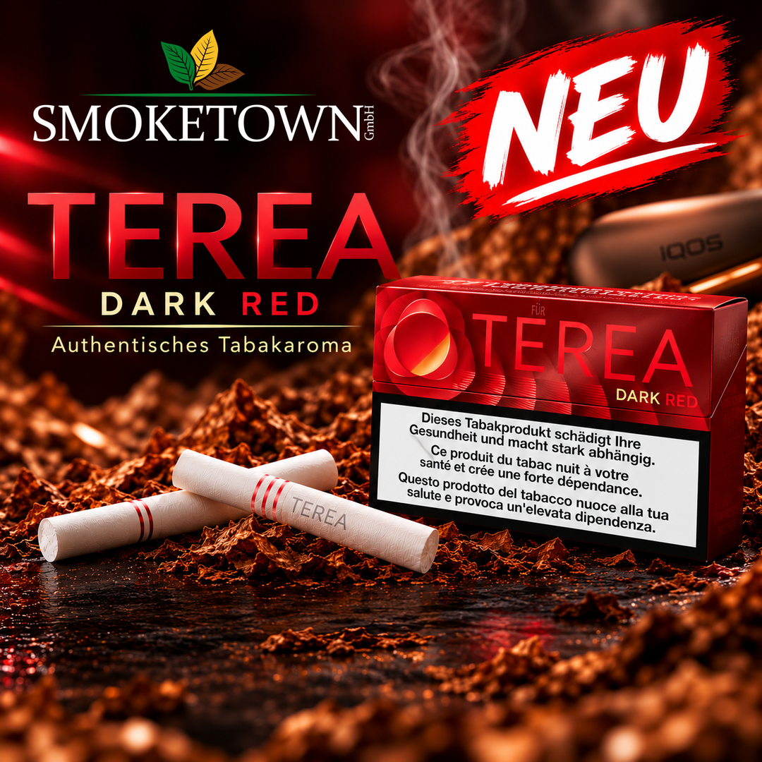 TEREA Dark Red neu bei Smoketown - alle TEREA Sticks ansehen