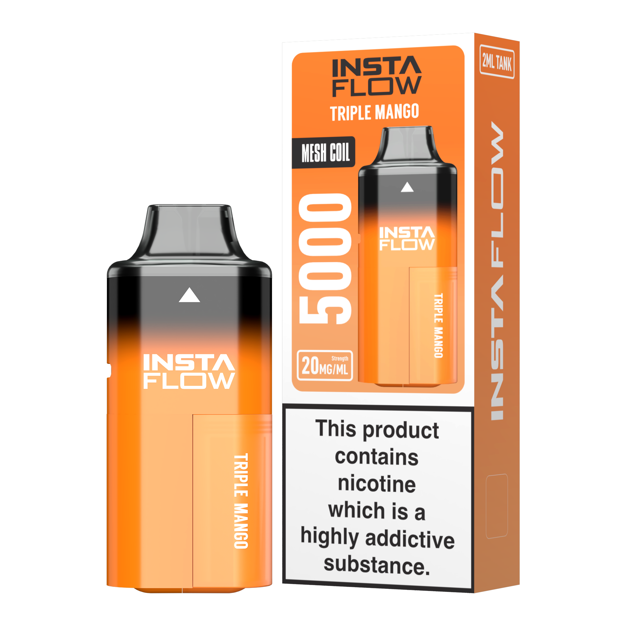 Instaflow 5000 - Triple Mango – 20mg Nikotinsalz, 5000 Züge
