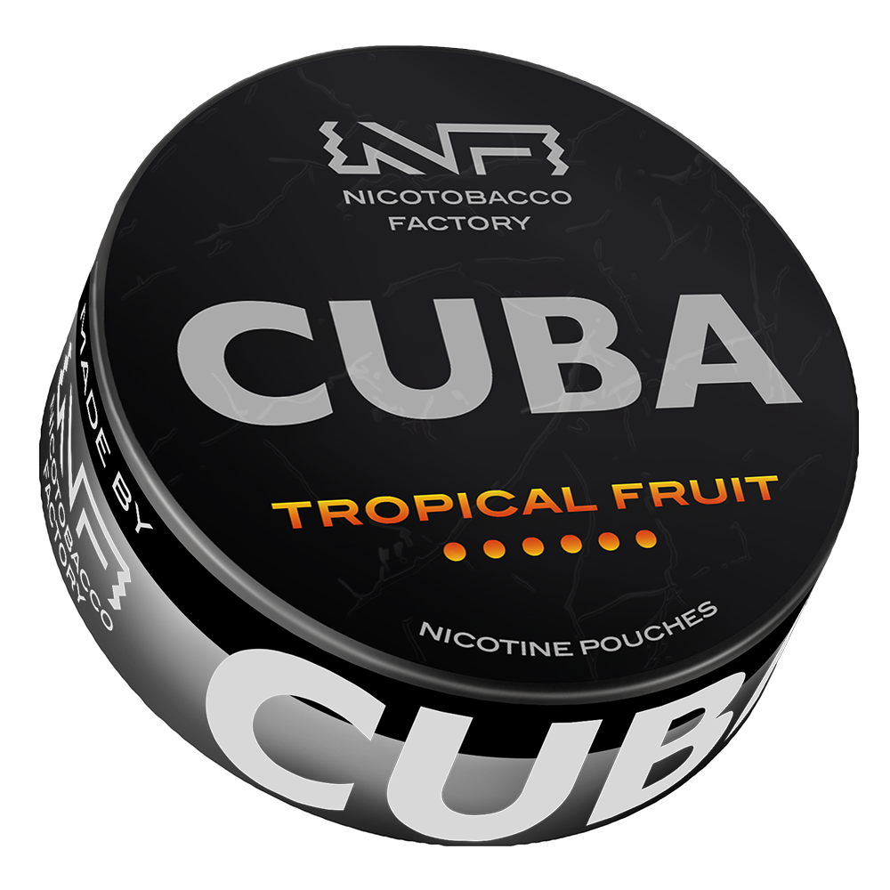 CUBA Black - Nikotinbeutel – starker Snus, tabakfreie Nikotinbeutel