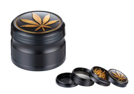 Grinder - Dreamliner Black Gold Leaf