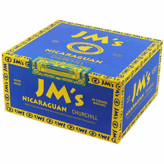 JM's Nicaragua Maduro Churchill Zigarre im Churchill-Format mit Maduro-Deckblatt