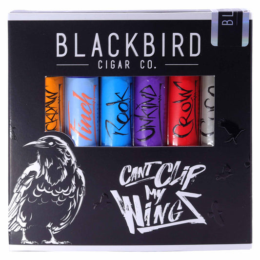 Blackbird 6er Robusto Sampler Set mit Zigarren der Marke Blackbird im Robusto-Format