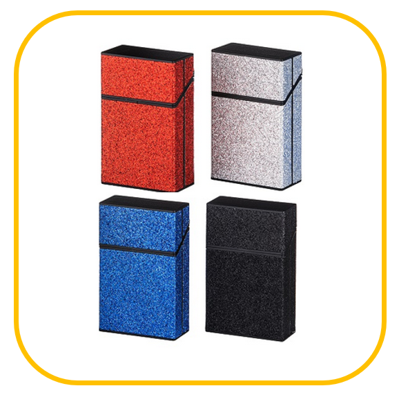 Zigarettenbox Push Glitter – Zigaretten Zubehör