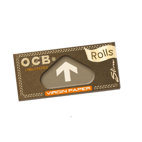 OCB Virgin Unbleached - Rolls – biologisch abbaubares Papier, chemikalienfreies Rauchen