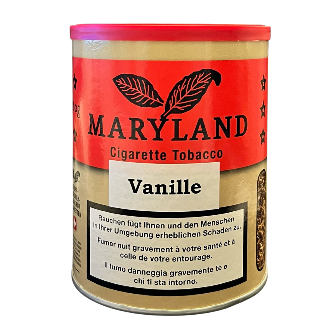 Maryland Tabakeimer Vanille 160g – 160 g Dose, aromatischer Tabak
