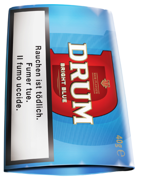 Drum Bright Blue Drehtabak – Beutel