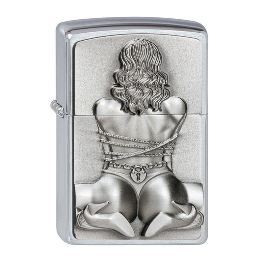 Zippo Bondage Girl Emblem