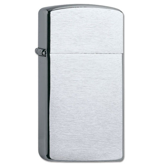Zippo Chrome Brushed Slim