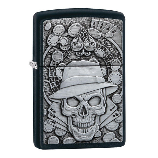 Zippo Gambling Skull